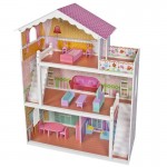 Casa de papusi din lemn Madeira DollHouse cu doua scari interioare Casa de papusi din lemn Madeira DollHouse cu doua scari interioare